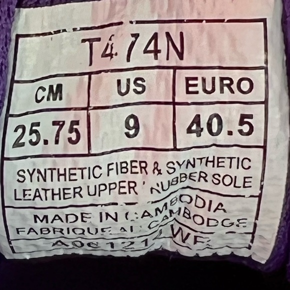 ASICS Gel-Contend 2 Purple Size 9 - Picture 8 of 8